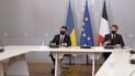 Президент Франції після зустрічі з Зеленським зробив заяву про Донбас українською