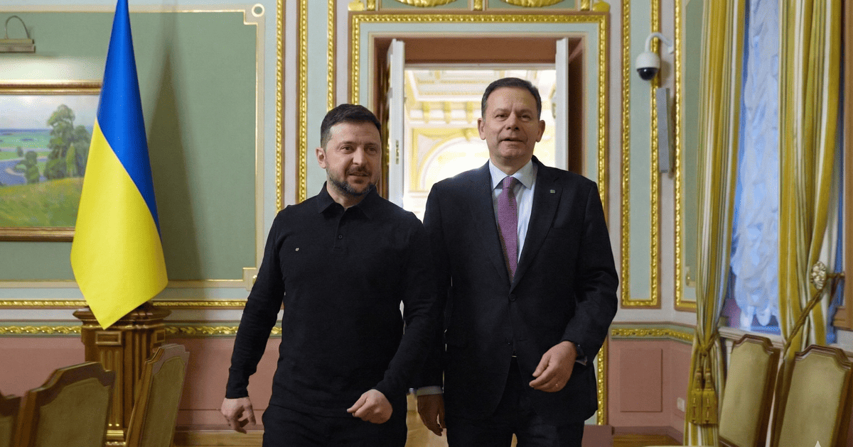 Владимир Зеленский и Луиш Монтенегру