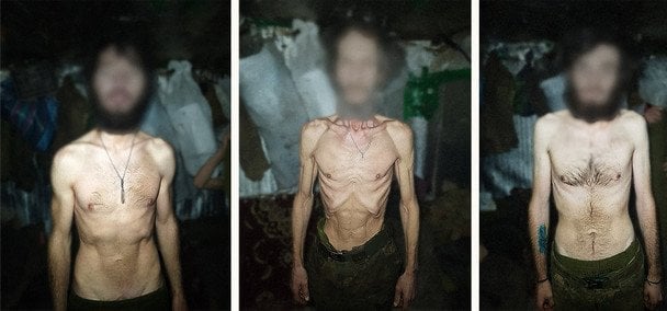 Військовослужбовці, які тривалий час не мали їжі на передовій / Фото: соцмережі