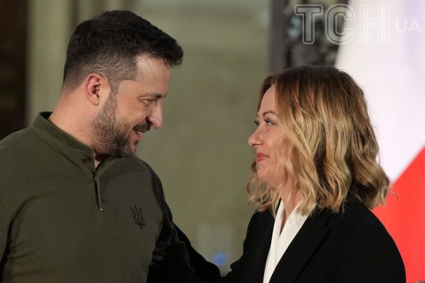 Володимир Зеленський і Джорджа Мелоні / © Associated Press