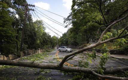 Затоплены здания и дороги, поломанные деревья: в США свирепствует мощный шторм