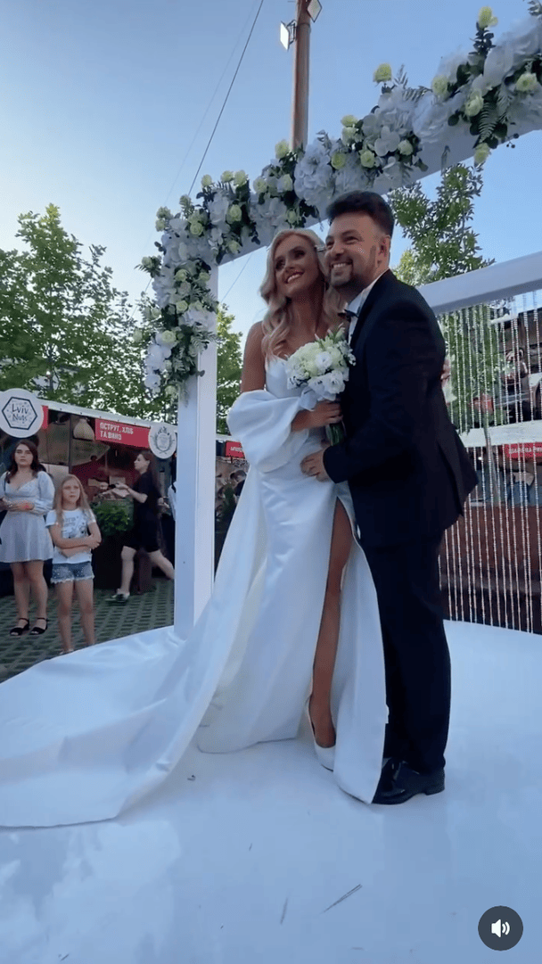 Ірина Федишин з чоловіком / © instagram.com/irynafedyshyn