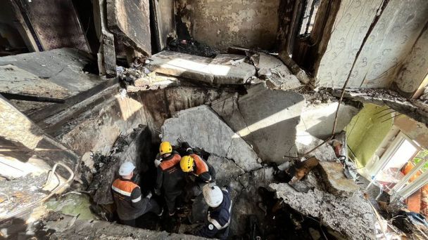 Руйнування на місці вибуху газу в будинку у Кривому Розі / © Сергій Лисак, голова Дніпропетровської ОВА.