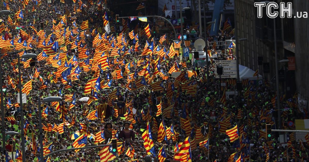 Мітинг на підтримку незалежності Каталонії_7 / © Reuters