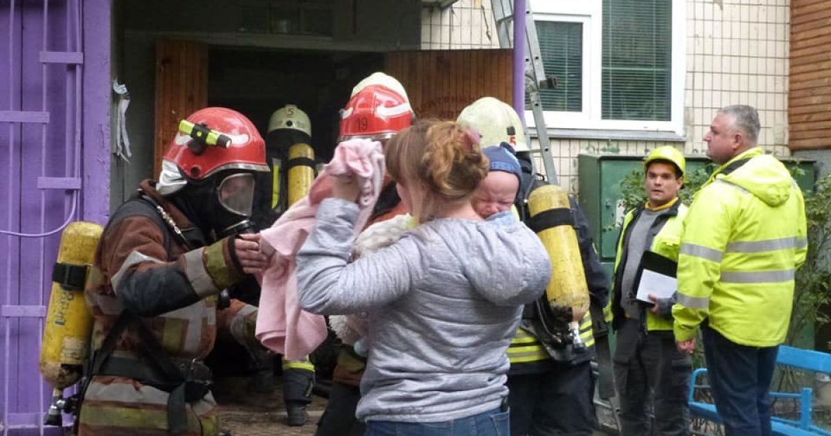 Пожежа на Лісовому у Києва_2 / © Министерство внутренних дел Украины