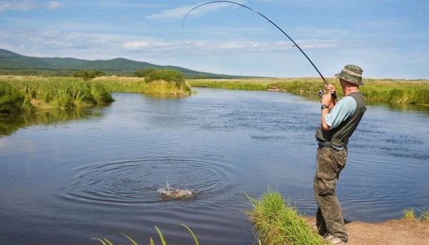 Можно ловить рыбу в частном пруду