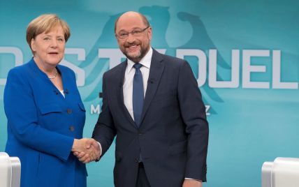 Меркель победила Шульца на решающих теледебатах перед выборами в Германии