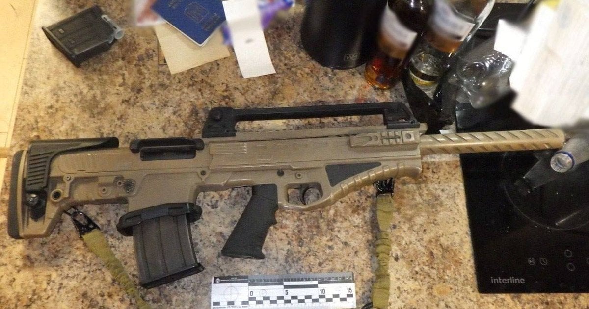 У затриманого вилучили зброю та набої