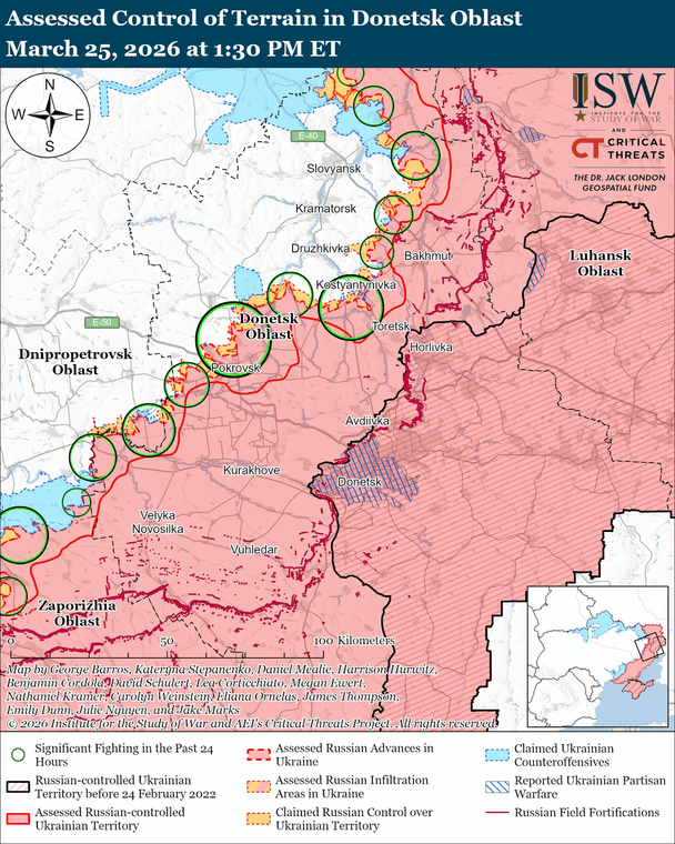 Мапи ISW / © Інститут вивчення війни (ISW)