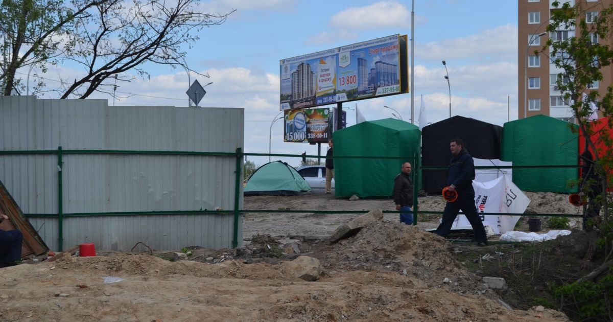 протести проти забудови Здолбунівська_12 / © Лидия Гончаренко