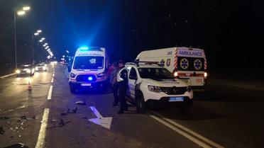 Аварія у Києві_5 / © Telegram-канал "Вартові Еспресо"