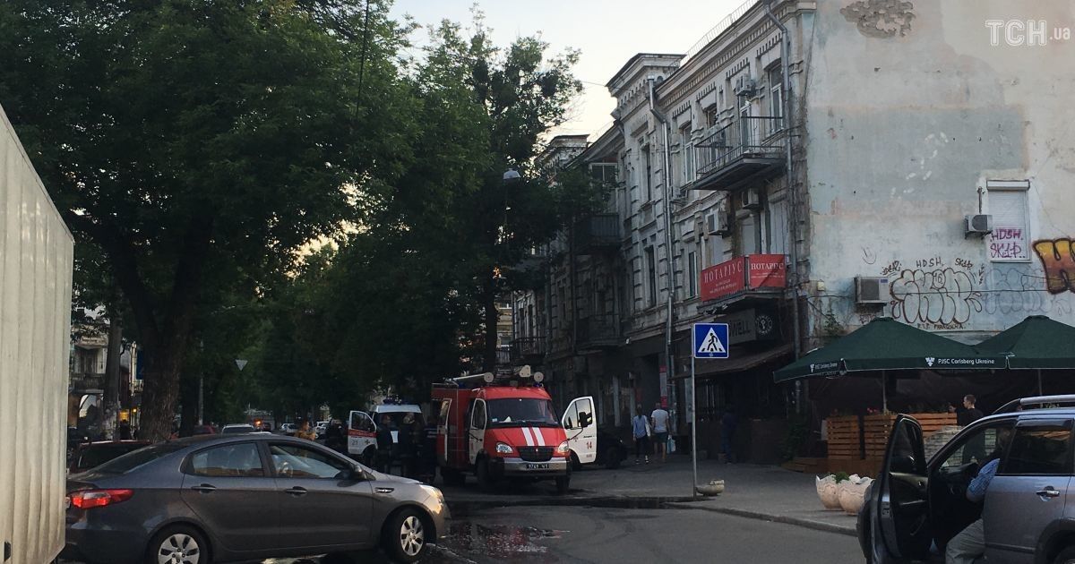 пожежа на вулиці Костянтинівській у Києві_1 / © Валерія Ковалінська, ТСН