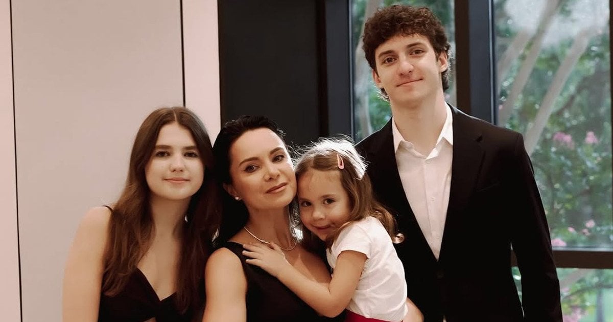 Лілія Подкопаєва з дітьми