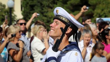 курсанти Нахімова дають присягу в окупованому севастополі_4 / © Reuters