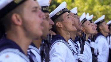 курсанти Нахімова дають присягу в окупованому севастополі_1 / © Reuters