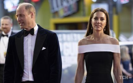 Воплощение элегантности: принц Уильям и герцогиня Кейт посетили премьеру фильма "Топ Ган: Мэверик"