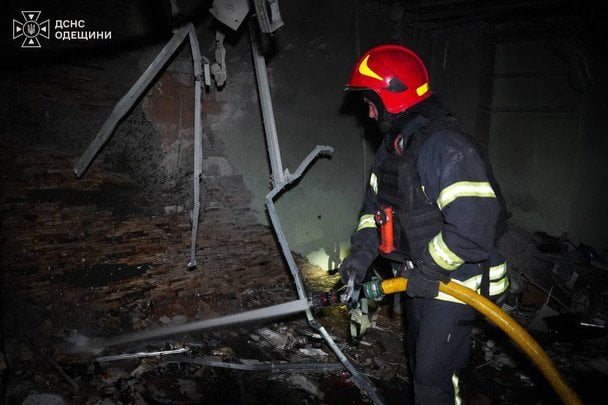 Армія РФ атакувала Одесу. / © ДСНС