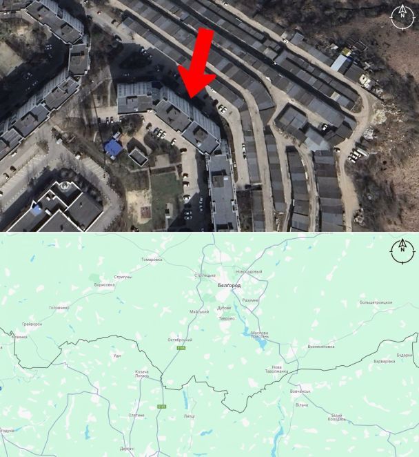 Обвал під'їзду у Бєлгороді / © Defence express