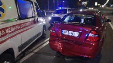 Аварія у Києві_8 / © Telegram-канал "Вартові Еспресо"