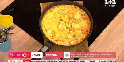 Омлет из цветной капусты "Родственное счастье" – рецепты "Сниданка"