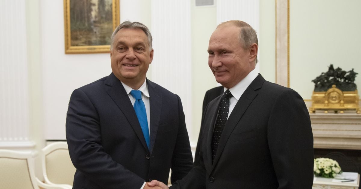 Віктор Орбан і Володимир Путін