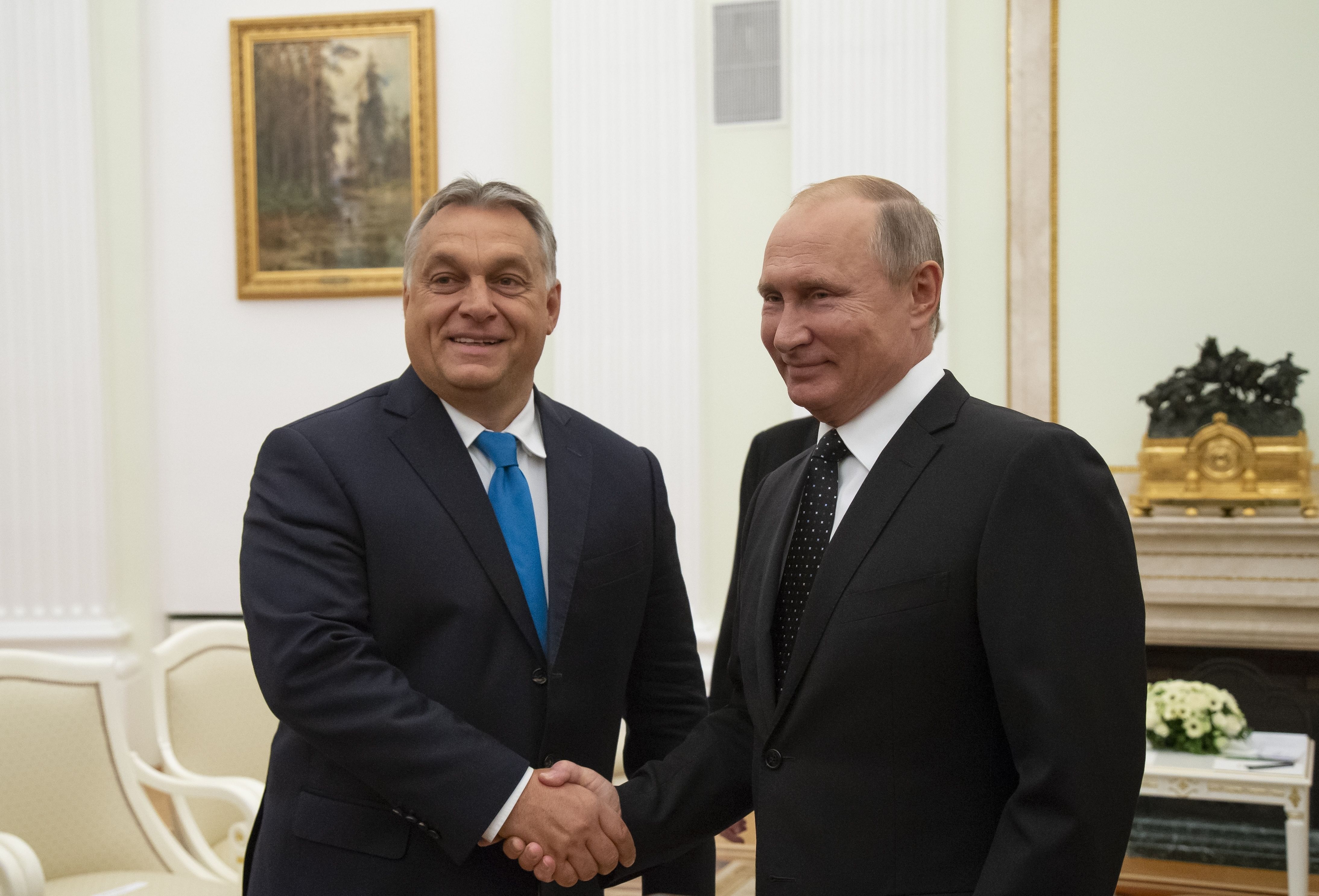 Зустріч Орбана і Путіна / © Associated Press