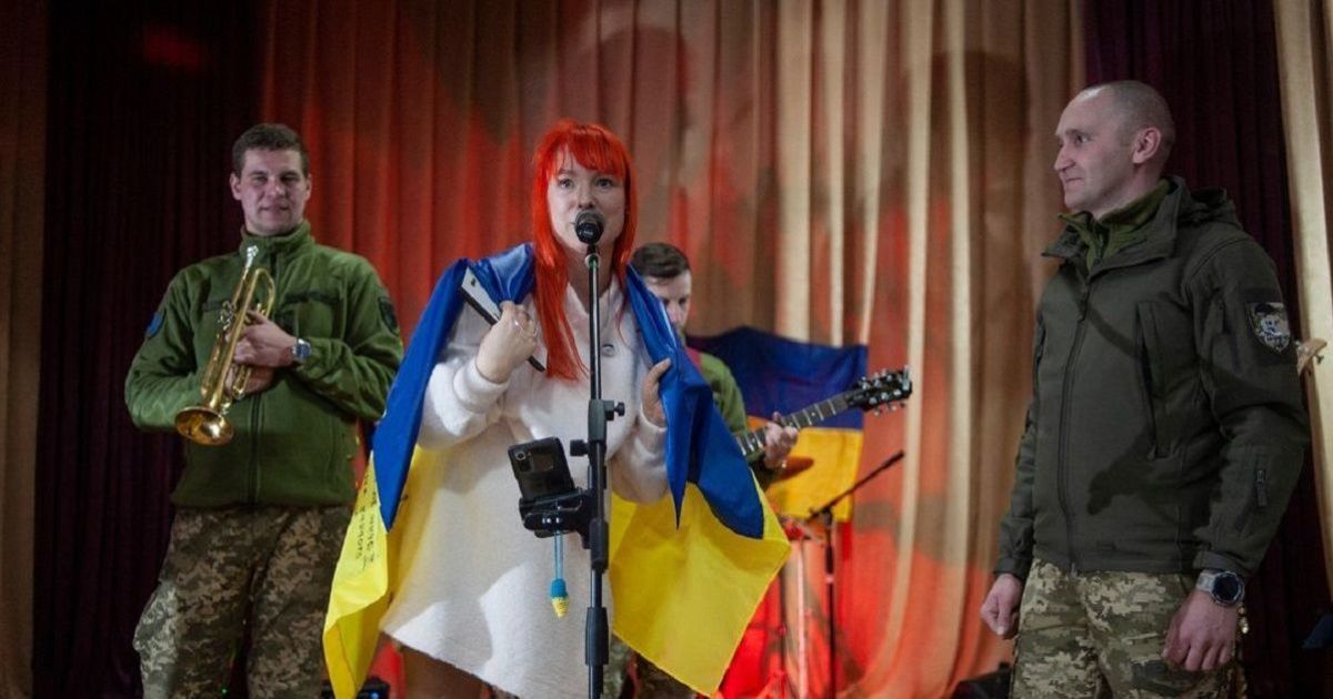 Світлана Тарабарова виступила для військових