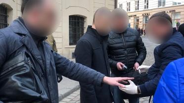 Хабар біля мерії Львова_01 / © Национальная полиция Украины