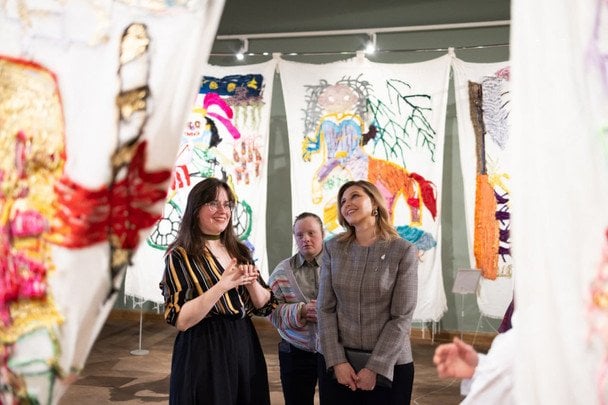 Олена Зеленська та Анна Сапон / © Instagram Олени Зеленської