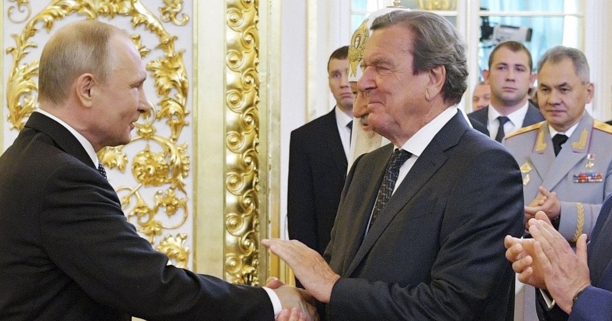 Путін і Шредер.
