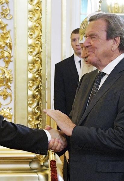 Путин и Шрёдер.