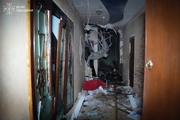 Армія РФ атакувала Одесу. / © ДСНС