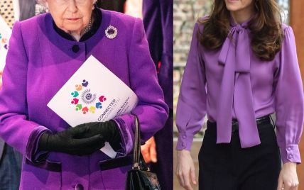 Всі люблять фіолетовий: битва образів королеви Єлизавети II і герцогині Кембриджської