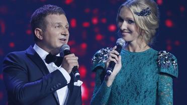 Ведучі Катерина Осадча та Юрій Горубнов / © УНІАН