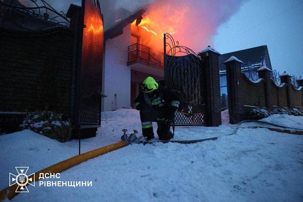 Наслідки атаки на Рівненщину / © ДСНС