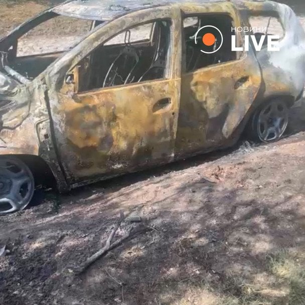 В автівку влучив дрон