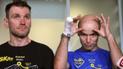 Українські альпіністи Дмитро Семеренко  (ліворуч) та Тарас Поздній (праворуч).