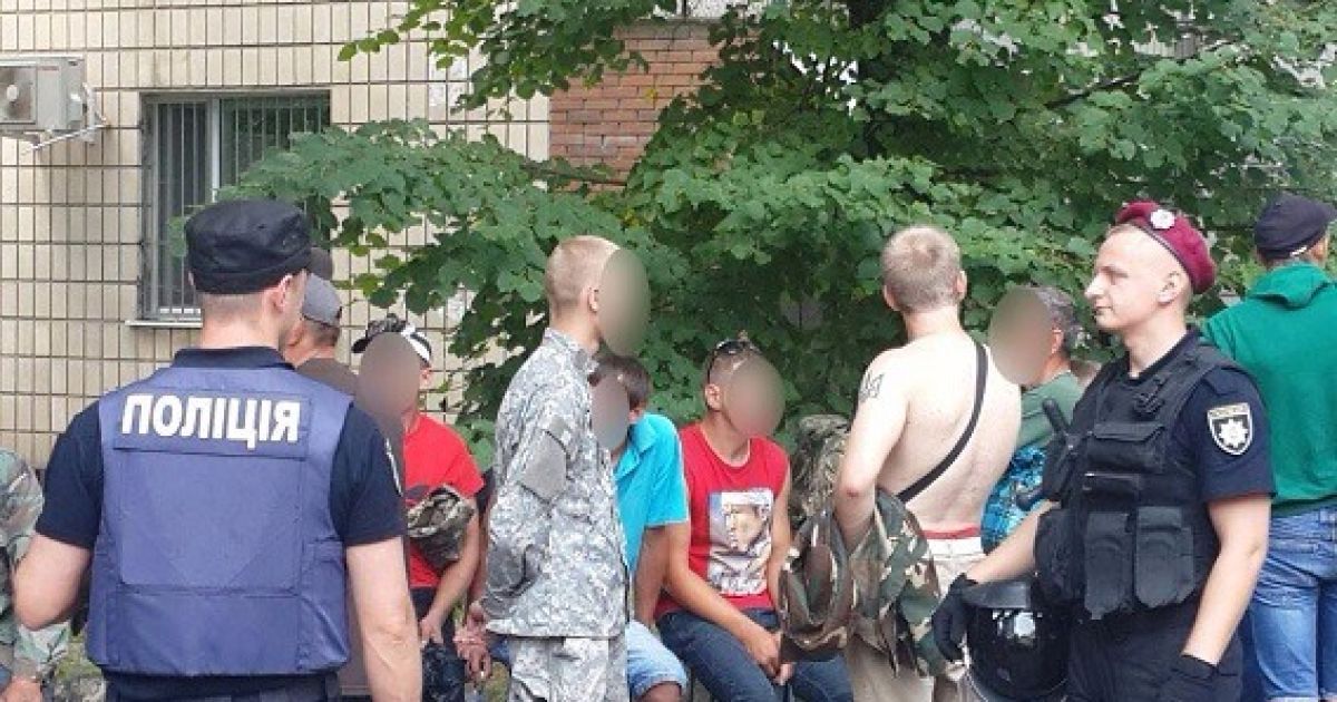 ПсевдоАТОвці у Києві_2 / © ГУ Национальной полиции в Киеве