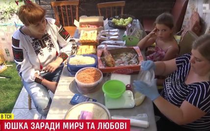 Простая волонтер из Борисполя передала на фронт пищи на 130 тысяч бойцов