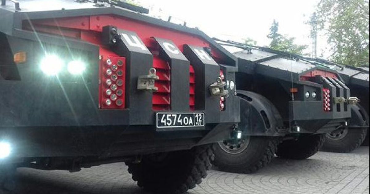 Російські "Карателі": у Криму помітили авто, які використовувалися ФСБ в Дагестані