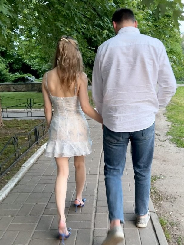 Анна Сагайдачна з чоловіком / © instagram.com/annasagaidachnaya