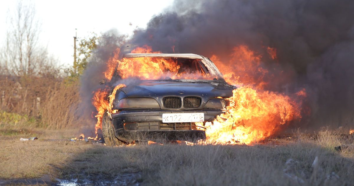 Стас Барецький своєрідно підтримав російський автопром. / © Фонтанка.ру