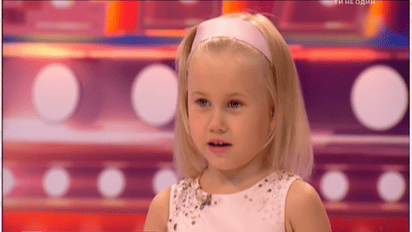 Владимир Горянский нашел общий язык с участницей «Маленьких гигантов» Евой Коцюбой