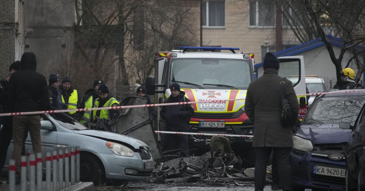 Падение вертолета в Броварах 18 января 2023 года