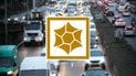 Дорожній знак "Піщана квітка"