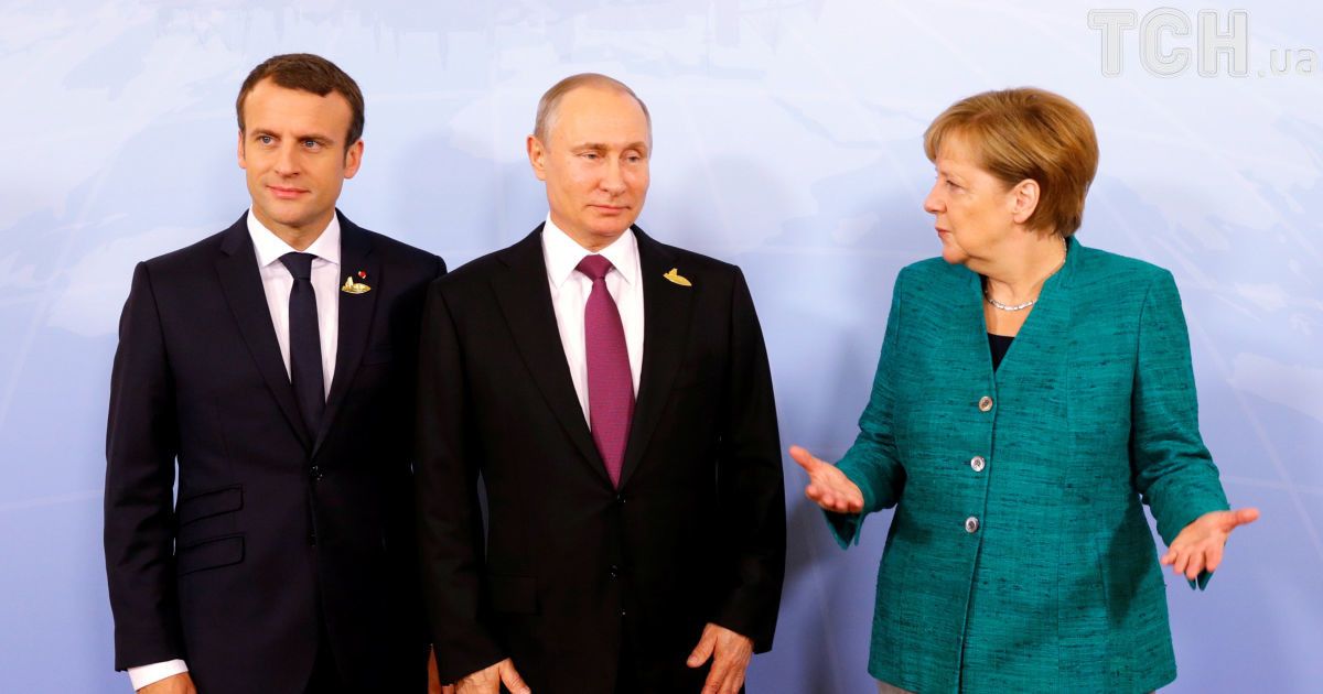 Меркель і Макрон звернулись до Путіна з вимогою підтримати резолюцію Радбезу ООН щодо Сирії