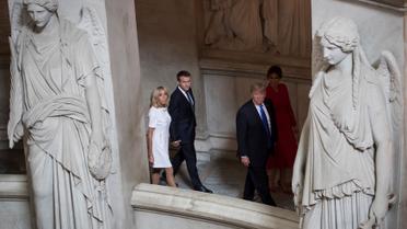 Стрункі ніжки і контрастні сукні: як Трамп і Макрон дружинами хизувалися_10 / © Reuters