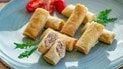 Вафельний рулет із фаршем