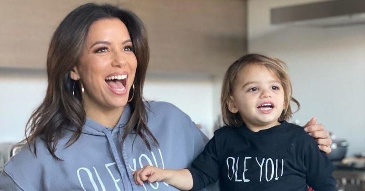 Єва Лонгорія з сином Сантьяго