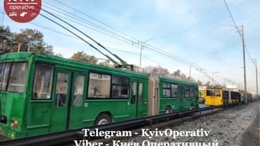 аварія на лісовій / © Facebook/Киев Оперативный